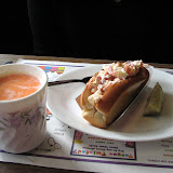 Lobster roll and lobster stew (not bisque?!) at Ruth and Wimpy's