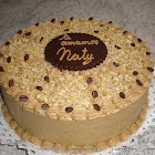 Nº124.-  Torta de moka con nueces.