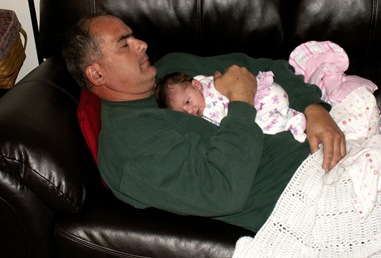 Elaine Day 7 with Grandpa Godby