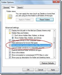 hide system files