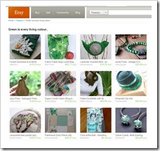 etsy green treasury october 2010