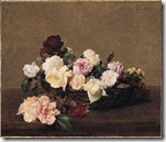 A BAsket of Roses Henri Fantin Latour