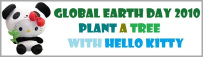 Hello Kitty joins Earth Day 2010
