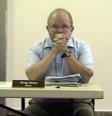 Mayor Greg Iiams 8-09