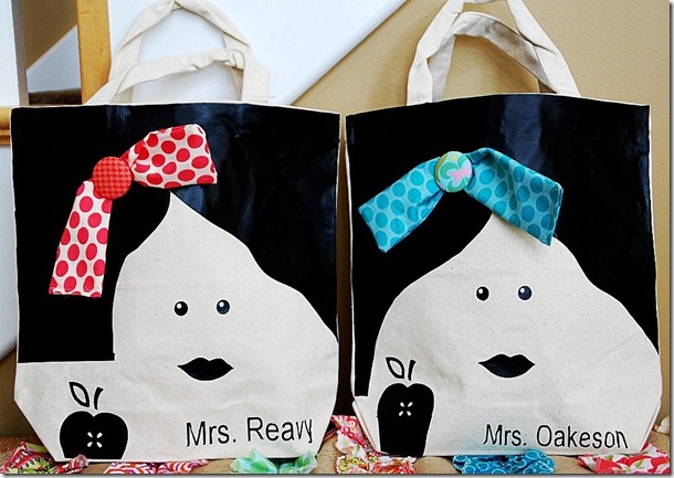 teacher appreciation totes two teacher appreciation totes two