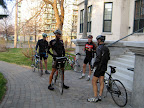  &ndash; David, Alex, Werner, Stratos and Peter L (not pictured) moments before the Ottawa-Montreal Easter Weekend Ride