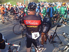  &ndash; Wheelers flying the colours at the 2010 edition of the Almont Paris-Roubaix. 160 riders toed the line.