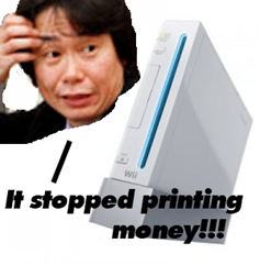 wii stopped printing money