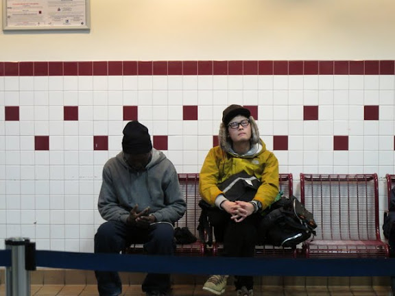 リッチモンドのバスディーポにて