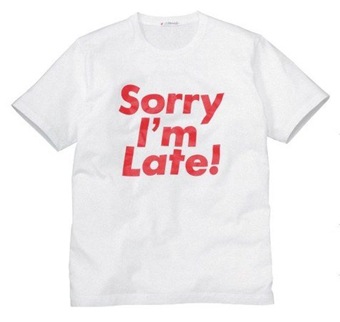 uniqlo-sorry-im-late-tshirt