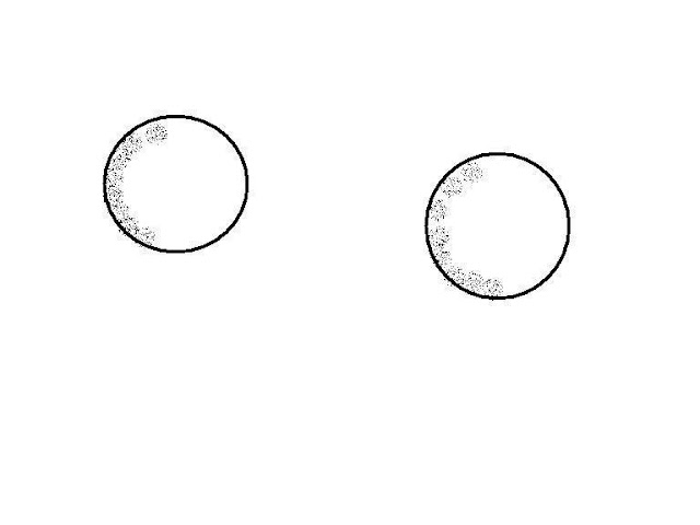 dwie kule - sfery w przestrzeni
