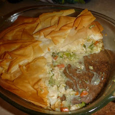 Lower Fat Chicken Pot Pie With Phyllo