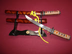 Mal - set of ornamental short swords (knifes)  & stand