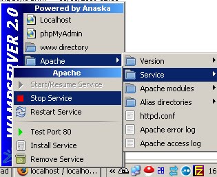 this is an image to help resolve an issue on wampserver when getting Err :1045 Access denied for user 'root@localhost'(using password NO) whilst connecting to myphpadmin after changing your root@localhost password