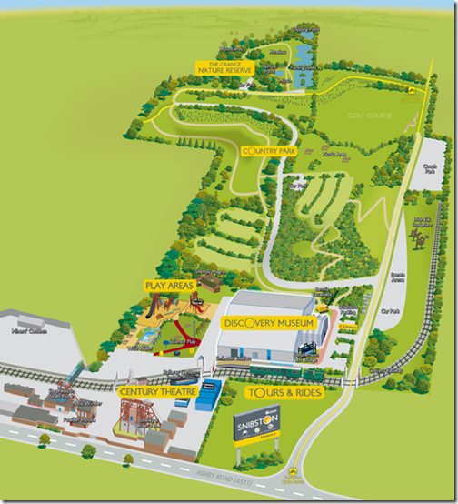 Snibston, карта