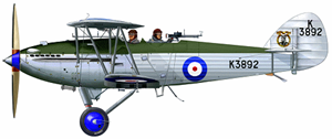 A Hawker Hart of 605 Squadron, 1935