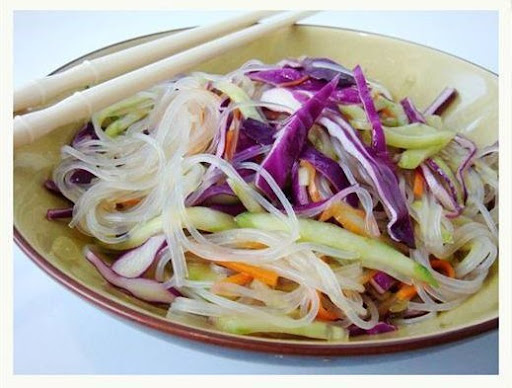 素食食譜-涼拌粉絲紫椰菜