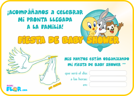 baby shower - bebe looney toons baby shower - bebe looney toons