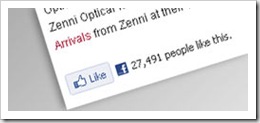 facebook like button