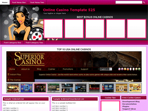Online Casino Template 525