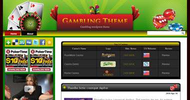 Casino Wordpress Theme - wpg129