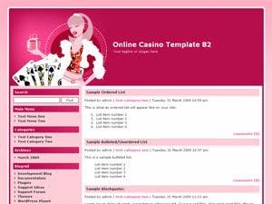 Online Casino Template 82