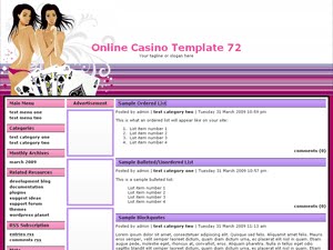 Online Casino Template 72