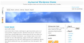 Myjournal Supareal 10 Free Wordpress Theme