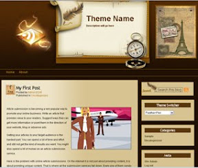 Feather-pen Free Wordpress Theme