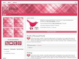  Pink Desire Wordpress Theme