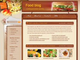Blogging delicious free wordpress theme