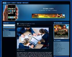 The Blue iPhone Theme