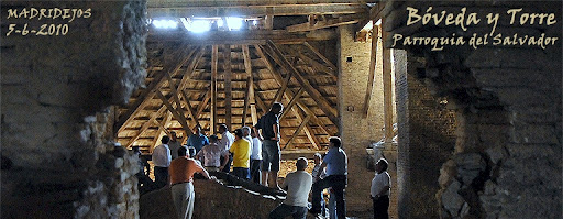 Visita a la b�veda y torre de la Parroquia del Salvador, para ver su estado con los constructores