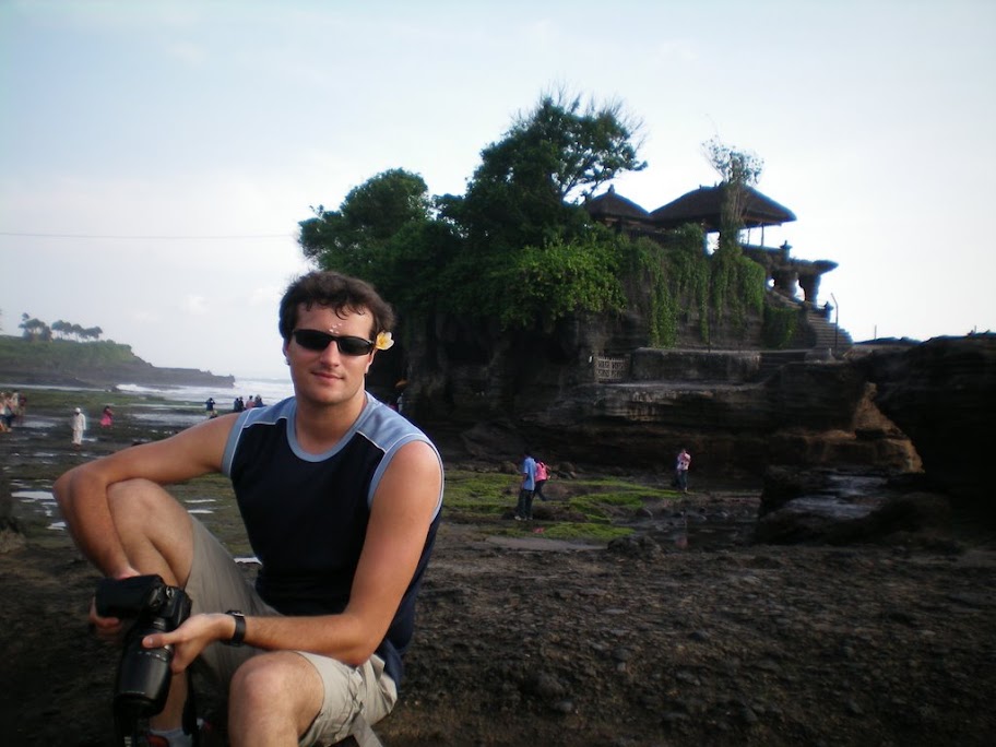 Guillaume à Tanah Lot