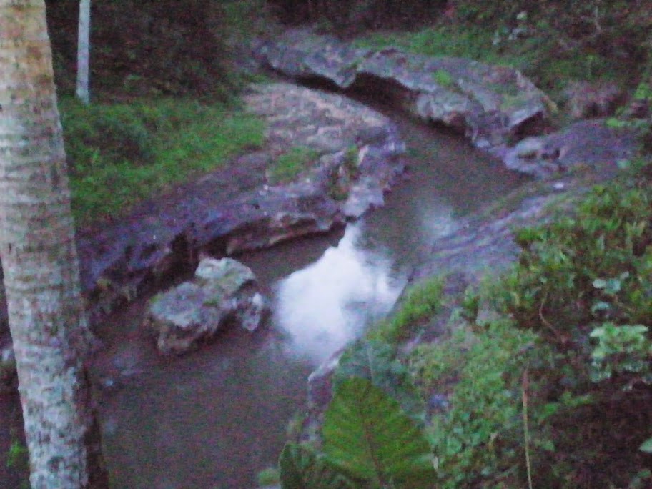 Bali Spirit: Rivière à la nuit tombée, très bruyante