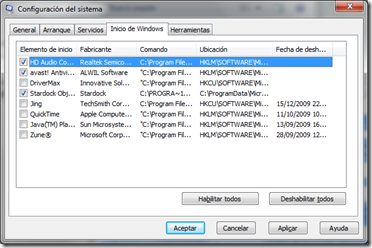 msconfig