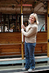 Kim really liked the cable cars