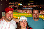 Adam, Kari and I at the game!