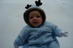 My first snowstorm (well, at least it covered the ground!)