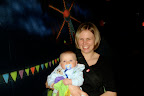 At Morgan's birthday party