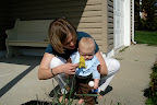 Mommy wants me to "smell" them, not pick them...whatever!