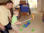 Golfing with Daddy