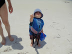 collecting sea shells...we already have quite a collection!