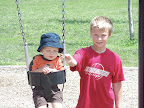 Tucker having a blast entertaining J