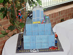 Spiderman groom's cake...made by yours truly:)
