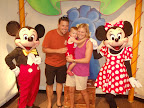 At Disney World on J's birthday