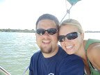 Enjoying the day out on a friend's boat