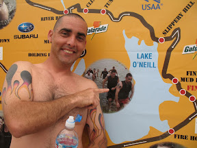 Tom Rowe is a celebrity and has his pic on the Mud Run poster.