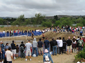 Dave exits the Mud Pit