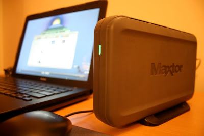 Maxtor external hard drive 300+ GB